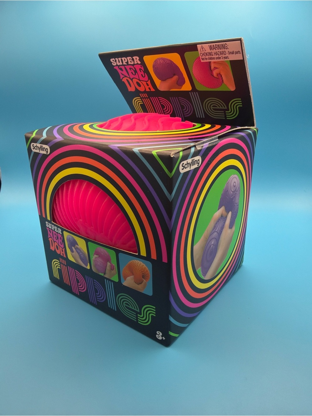 Needoh Super NeeDoh Ripples Sensory Toy - Pink